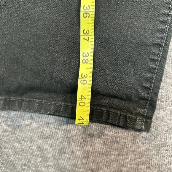 Bandolino Women's 16 Black Straight Leg Denim Jeans - Picture 8 of 10